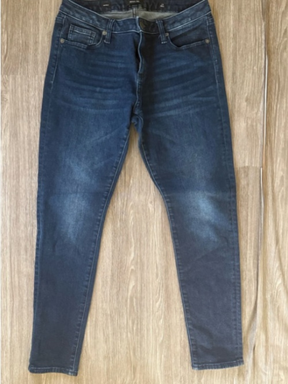 Dark Blue Straight Leg Women's Jeans